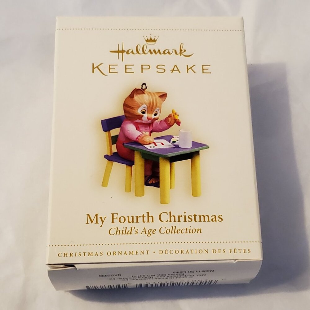 Hallmark Keepsake Christmas Ornament "My Fourth Christmas"